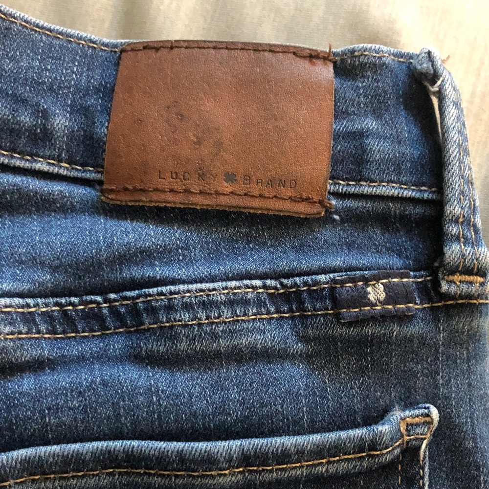 Lucky Brand Dark Blue Brook Skinny Jeans - Picture 7 of 8